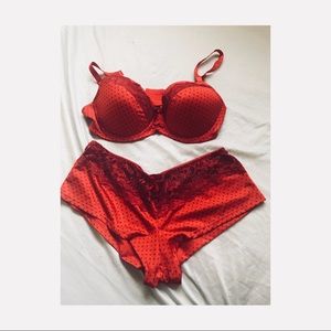 Intimate set bra and panties.